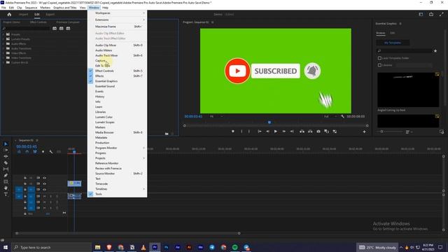 How to Remove Green Screen in Adobe Premiere Pro CC 2023 смотреть онлайн