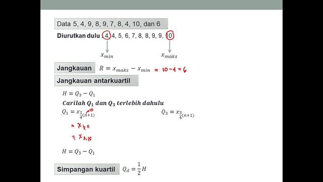 statistika - ukuran penyebaran data 1 (matematika wajib kelas 12) смотреть онлайн