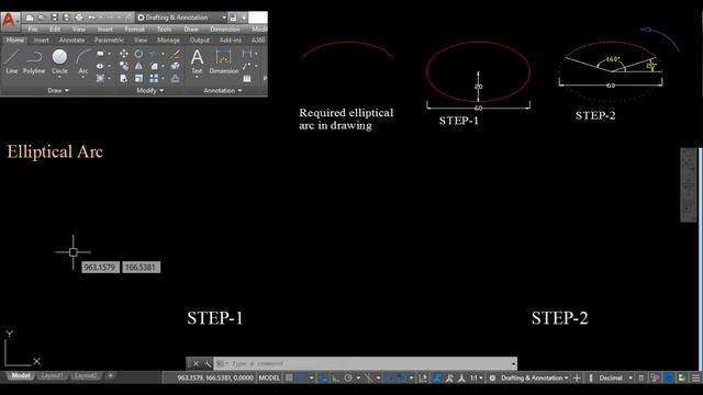 🔥ELLIPSE COMMAND !! How to draw ELLIPSE in autocad !! ELLIPES command in autocad. смотреть онлайн