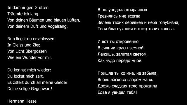 Рихард Штраус «Весна» (Герман Гессе) поет Диана Дамрау смотреть онлайн