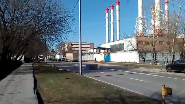 Москва 2431 1-й (первый) Котляковский переулок весна день смотреть онлайн
