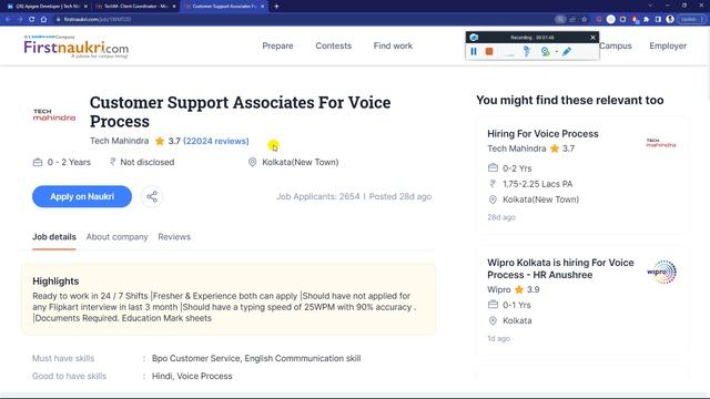 Tech Mahindra Work From Home Jobs | Direct Hiring 2024-2018 Batch | Immediate Online Interview Mail смотреть онлайн