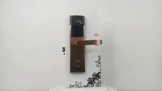 Keyless 77mm Key Card Door Locks DSR 108 Electronic Security Door Lock