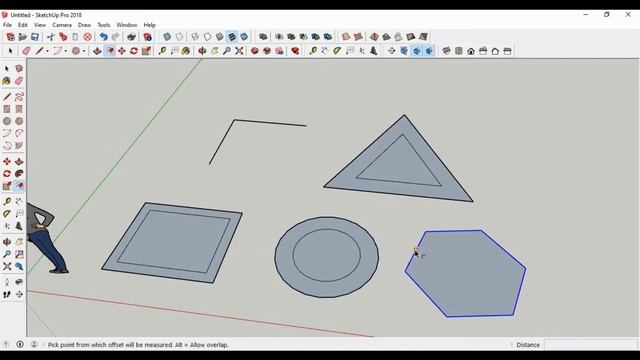 SketchUp Tutorial || Offset Tools