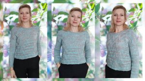 Джемпер оверсайз "Зигзаги"./Видео описание