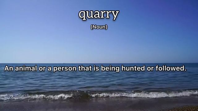 Quarry Meaning : Definition of Quarry смотреть онлайн