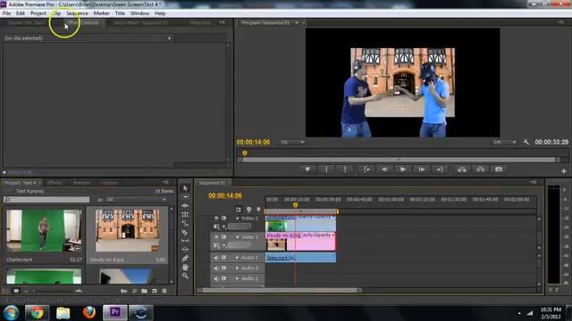 Adobe Premiere How to Remove Green Screen Chroma Key, Remove Background Tutorial YouTube смотреть онлайн