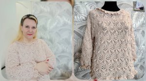 История одной вязаной вещи ❤️🔥 Джемпер "Ласковый"