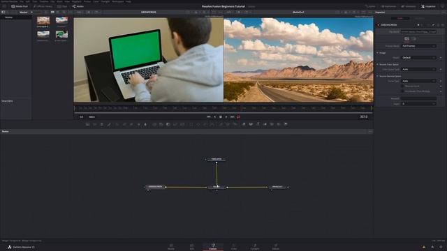 DaVinci Resolve Fusion Tutorial - VFX For Beginners in 14 MINUTES! смотреть онлайн