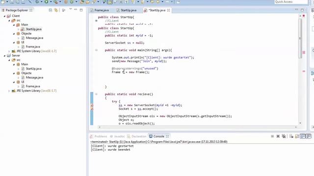 Java Netzwerk Programmierung #4 Mehrere Clients смотреть онлайн