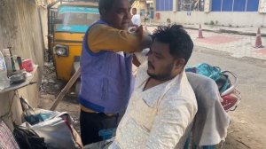 Космический индийский уличный парикмахер💈 массаж головы I Индийский ASMR