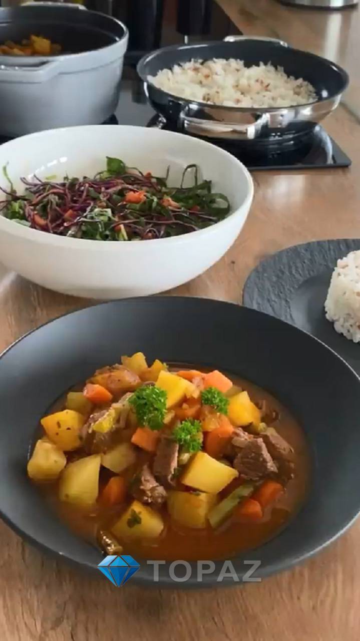 Овощное РАГУ с телятиной