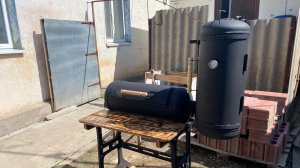 Коптильня с газового баллона