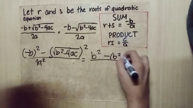 Sum and Product of the Roots of Quadratic Equation смотреть онлайн