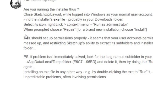 sketchup pro 2020 error смотреть онлайн