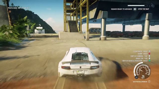 Just Cause 4 - Car Stunt With Map At Phuyu-Kuni: Meteolab
