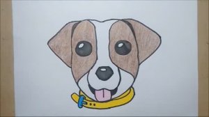 КАК НАРИСОВАТЬ МОРДУ СОБАКИ Джек-рассел-терьер как нарисовать собаку рисование собаки