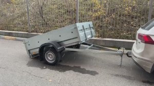 Самый маленький прицеп с высоким бортом.