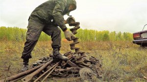 Нашёл захоронение металла 70х... Коп металлолома они свалили всё сюда. Загружаю...