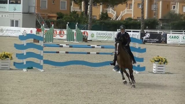 Casper Vd Rode Poelhoeve H130 GP 6yo - CSI Oliva 22 Feb 2017 смотреть онлайн