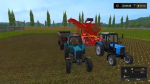 Farming Simulator 2017. мод трактор Беларус МТЗ 82 турбо. прицеп ПТС 6+два вида кузова.
