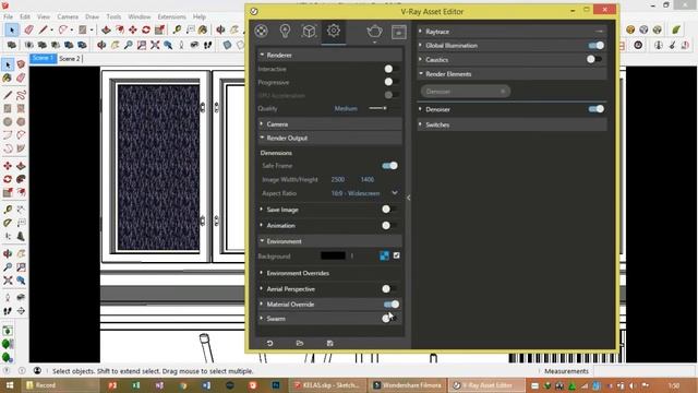 Sketchup 2017 And Vray 3.4 Material Rainy Window Render смотреть онлайн
