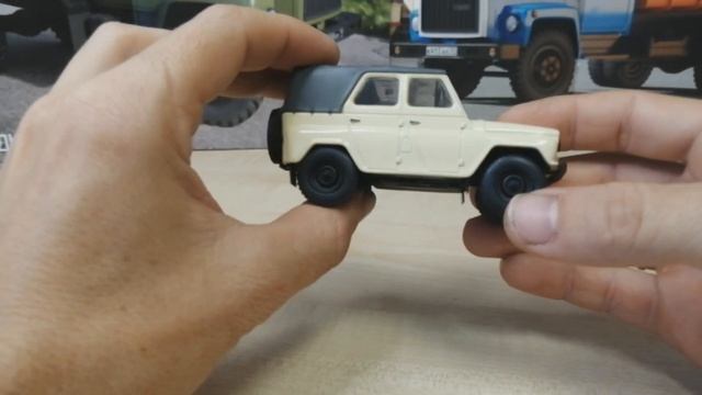 Обзор модели Уаз-469б, масштаб 1:43, "Наш автопром". смотреть онлайн