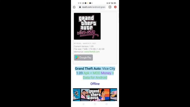 HOW TO DOWNLOAD FREE A GTA VICE CITY IN ANDROID|UPLOAD Rohit All GAMER смотреть онлайн