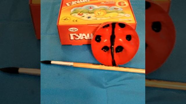 Божья коровка. Из пластиковой бутылки. смотреть онлайн