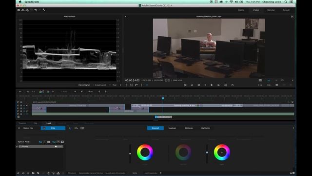 SpeedGrade Full Color Correction Tutorial updated for Adobe 2014 CC смотреть онлайн