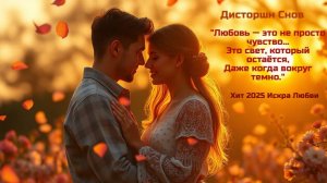 🎵 Новая песня 2025 "Дисторшн Снов -Искра любви" —романтический трек о вечной страсти и преданности