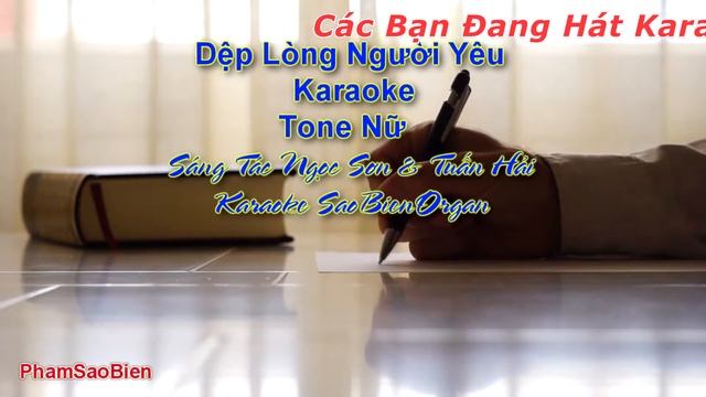 Đẹp lòng người yêu karaoke tone Nữ #karaoke #DLNY #PhamSaoBien #nu #deplongnguoiyeu смотреть онлайн