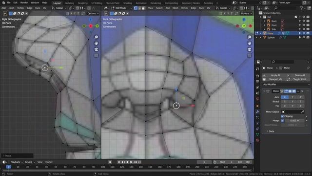 Blender Head Modeling Tutorial for Beginners - Method 1 смотреть онлайн