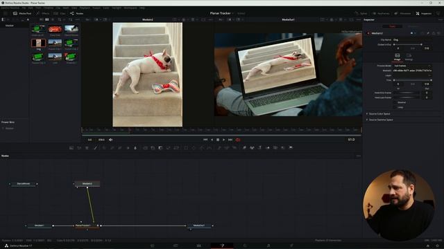 Davinci Resolve Planar Tracker deutsch | Ultimatives tracking Tutorial смотреть онлайн