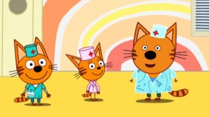 Три кота Доктор. Больница игра мультфильм