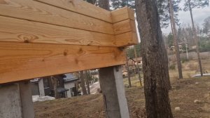 Деловой остаток на срубе.  Как убрать?