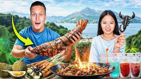 ПРОБУЕМ ВСЮ УЛИЧНУЮ ЕДУ в ТАЙЛАНДЕ! Как это едят?