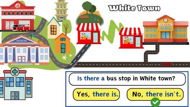 Places in Town + there is/are смотреть онлайн