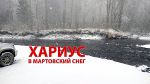 Рыбалка на хариуса, река Уссури и снег в конце марта.