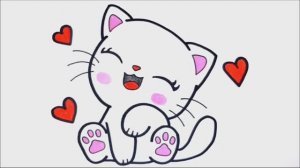 КАК НАРИСОВАТЬ СМЕЮЩЕГОСЯ КОТА ЛЕГКО ШАГ ЗА ШАГОМ