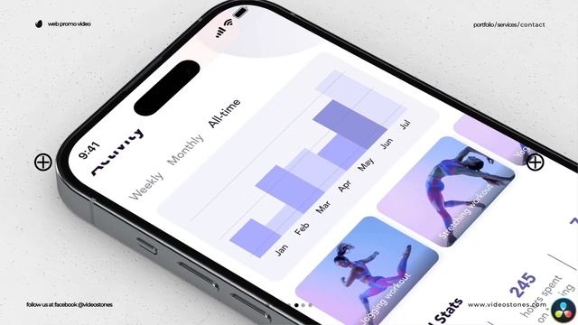 Modern App Promo - Clean Promo Video Phone Mockup | Davinci Resolve Template смотреть онлайн