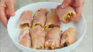 Удивите своих гостей этим рецептом курицы. Я всегда готовлю такие блюда на праздничный стол!