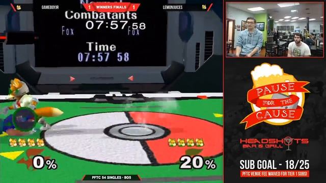 PFTC 54 - Gameboyjr (Fox) Vs. Lemonjuices (Green Fox) - Winners Finals смотреть онлайн