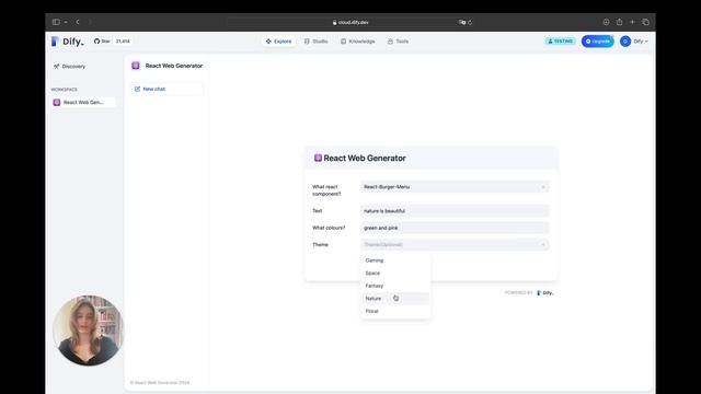 Dify Tutorial | Create a React Component Generator as your coding assistant смотреть онлайн