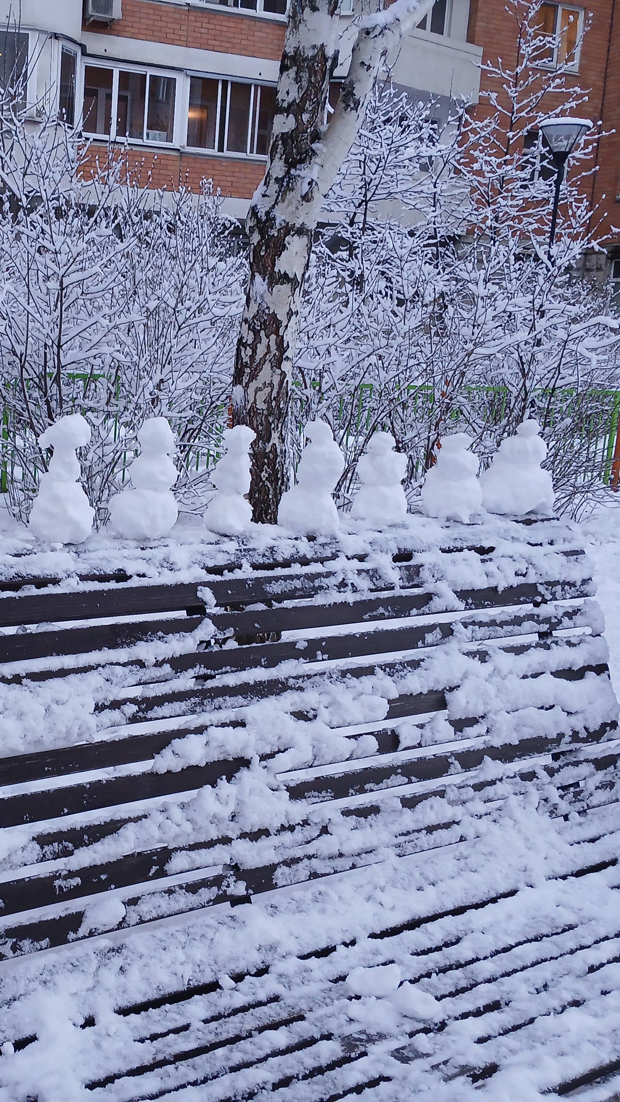 СНЕГОВИКИ. ПАРАДНЫЙ СТРОЙ. смотреть онлайн
