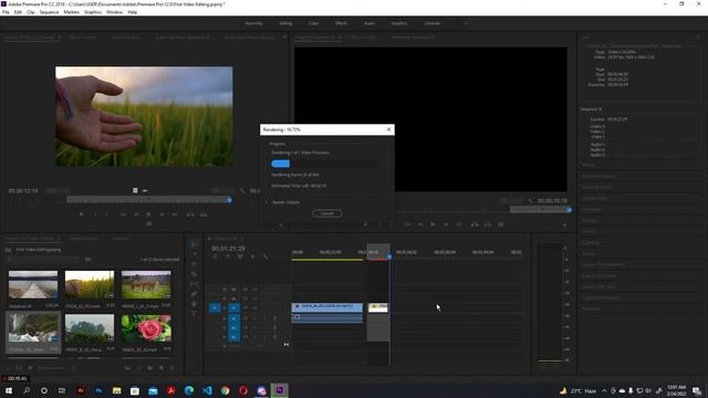 Basic video Editing || Adobe Premiere Pro || смотреть онлайн