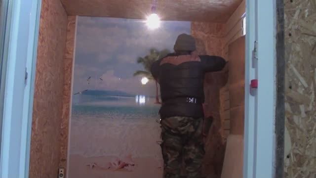 Купили три куба доски// Закрепили панельное пано в беседку смотреть онлайн