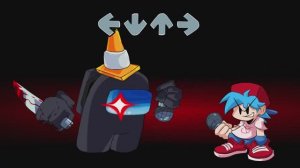 Поражение АМОНГ АС в FNF! мод усложняет условия батла Friday Night Funkin'