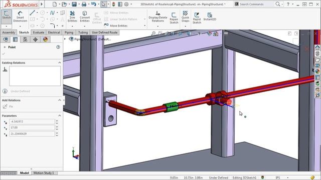 Adding Components to Routes in SOLIDWORKS 2016 смотреть онлайн