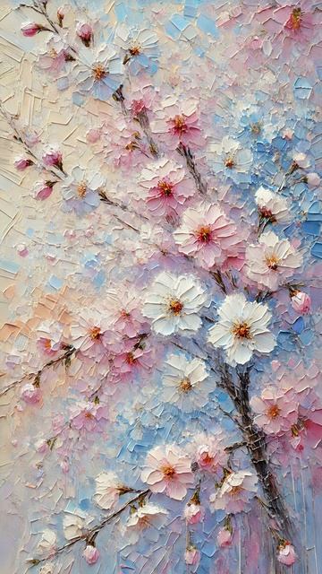 Сакура (стиль картины: #импрессионизм) #242